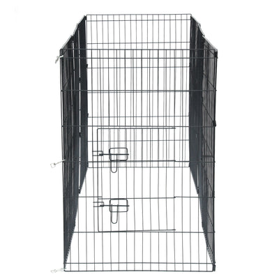 36" Tall Wire Fence Pet Dog Cat Folding Exercise Yard 8 Panel Metal Play Pen