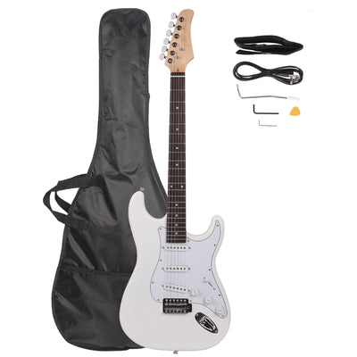 White Rosewood Fingerboard Electric Guitar
