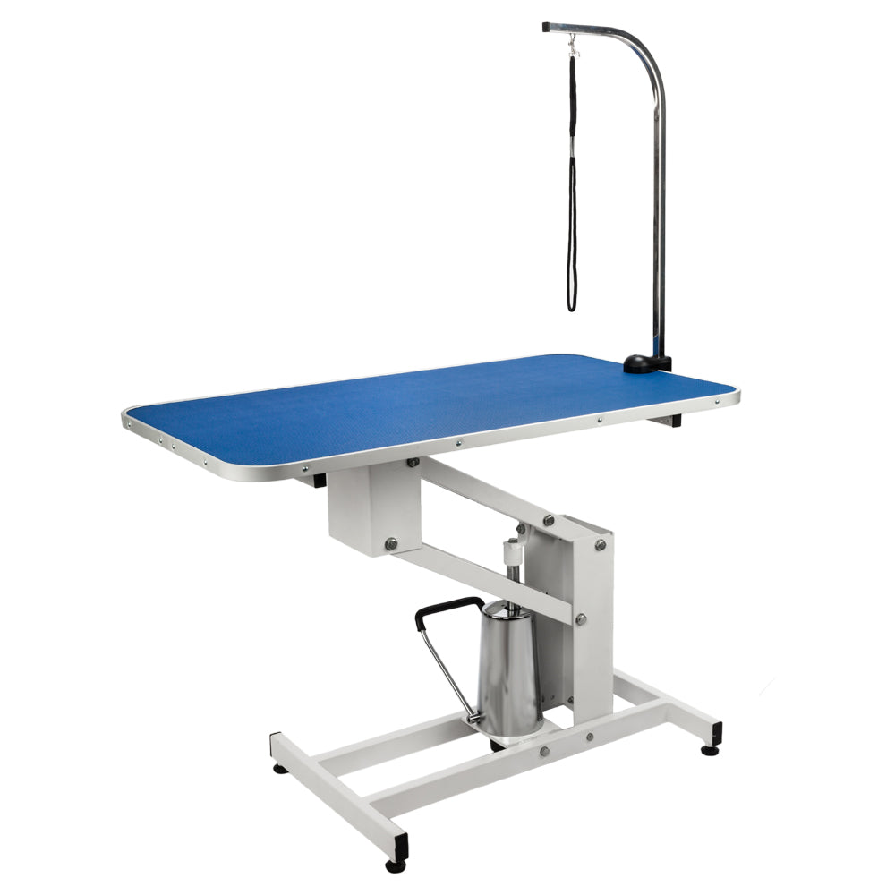 GT-101 Adjustable Heavy Type Hydraulic Grooming Table Blue