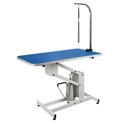 GT-101 Adjustable Heavy Type Hydraulic Grooming Table Blue