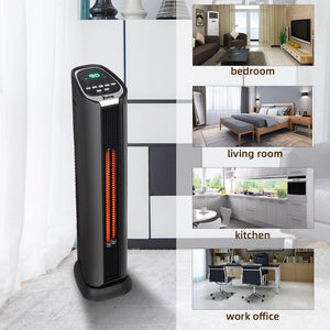 3 Heat Settings Infrared Space Heater with ECO Mode