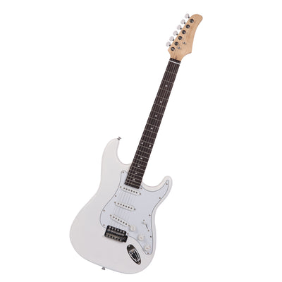 White Rosewood Fingerboard Electric Guitar